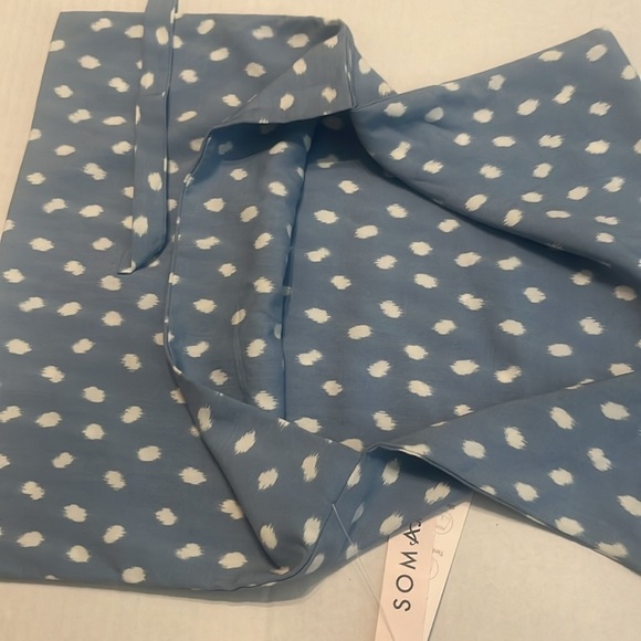 NWT Soma Rayon Challis Tank Shorts Bag Set Madras Dot Mini Daydream Size S - Picture 9 of 12